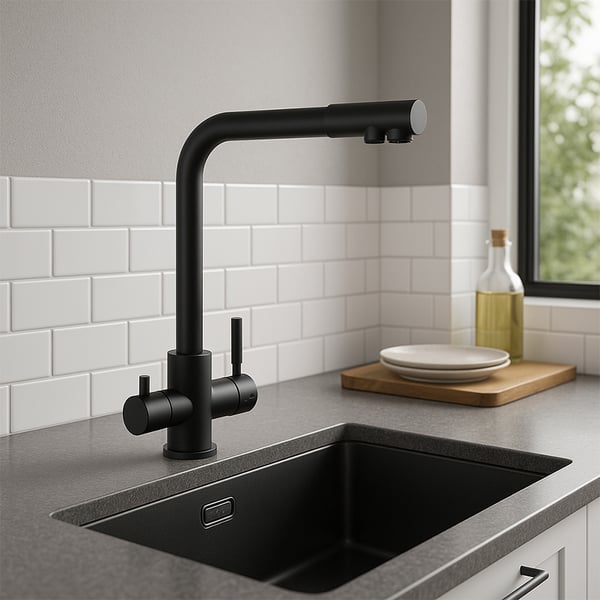 Μπαταρία νεροχύτη DW9900 Black Matt